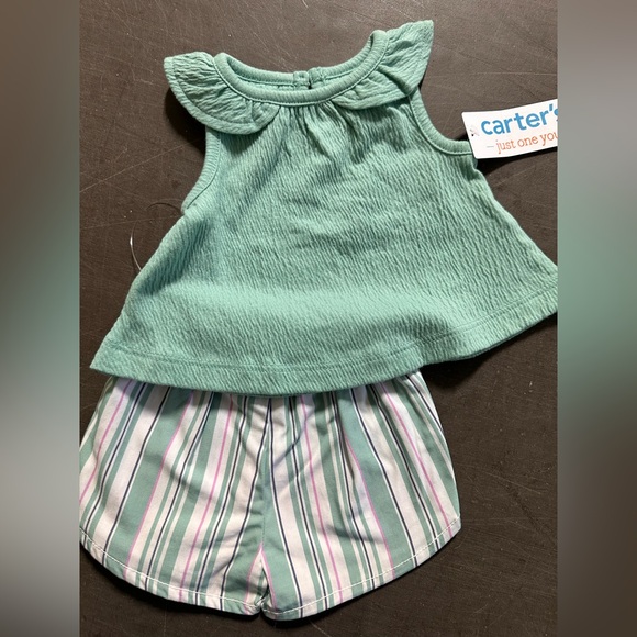 Carter's Matching Sets Blue and Green Summer Collection newborn lot‎ - Picture 4 of 8